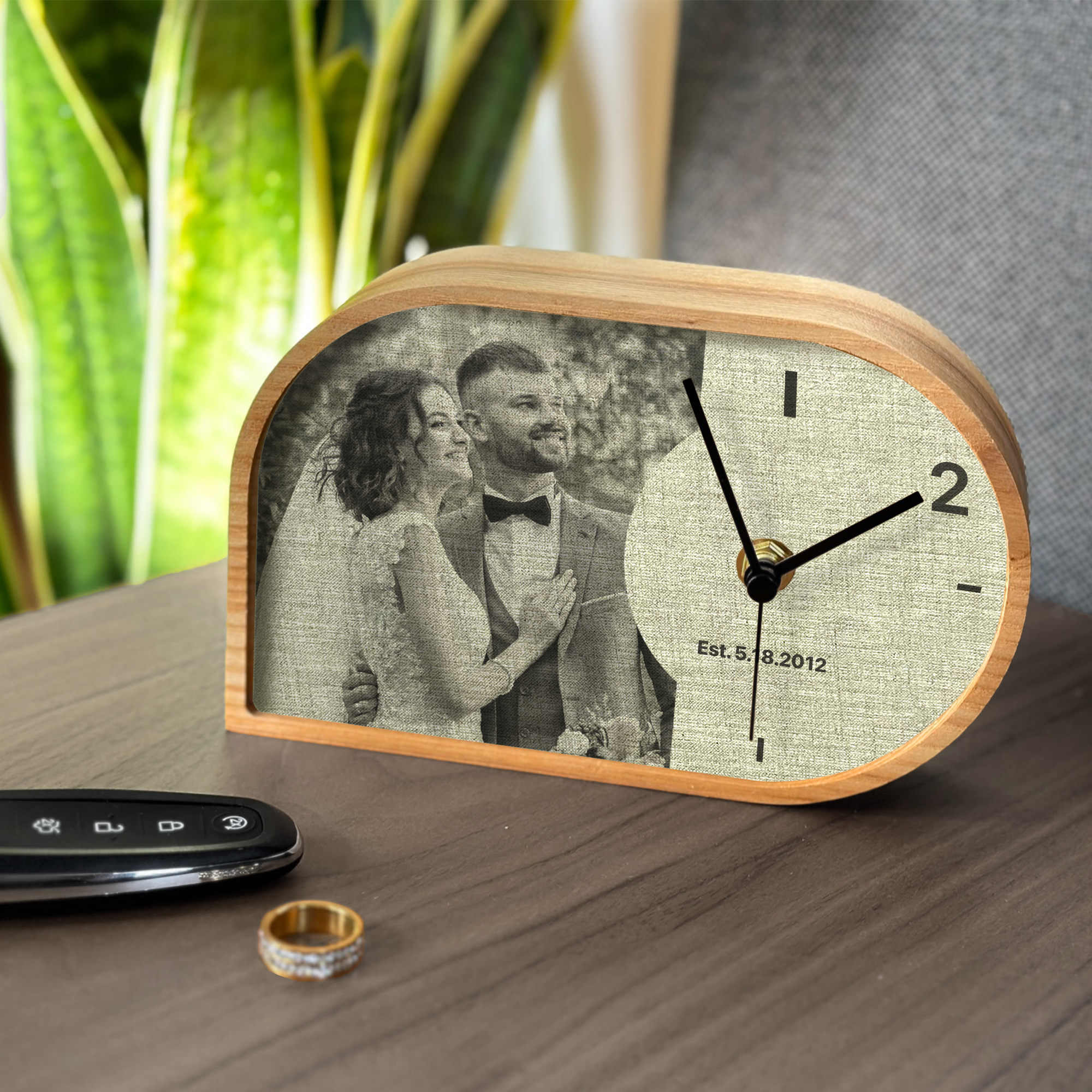 Handmade Customizable Desk Clock