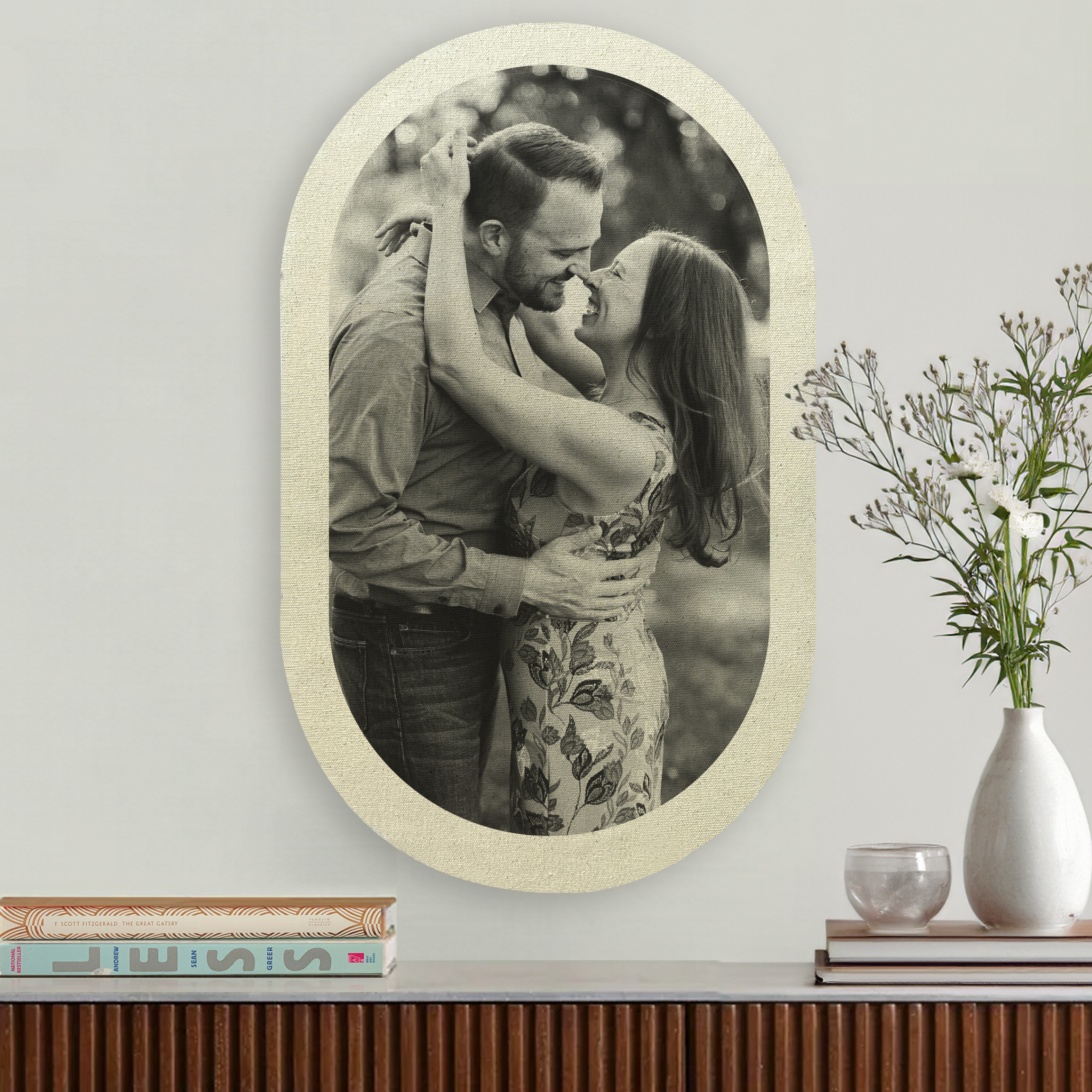 Cotton Picture Wall Art - Traditional Second Anniversary Gift